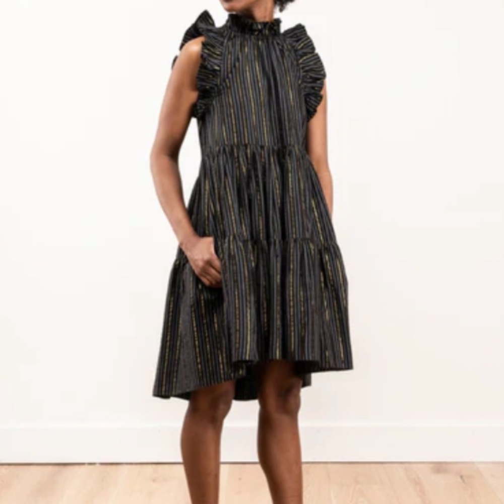 Ulla Johnson Tasmin dress.  Midnight (black).  Size 6.